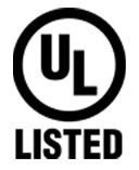 UL Listed UL Listed